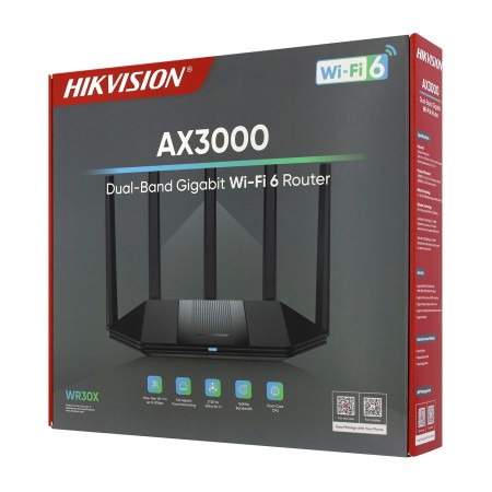 Wi-Fi роутер Hikvision DS-3WR30X черный