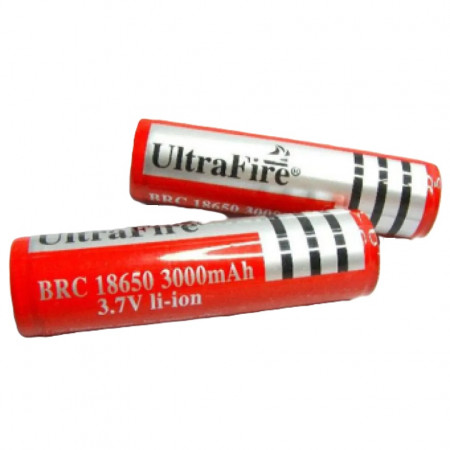 Батарея BRC 18650 Li-Ion [18650] (3000mAh/3.7V) 1 шт красный