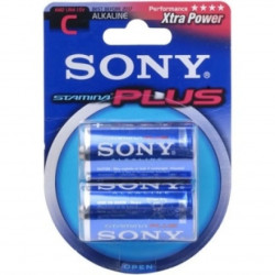 Батарейка Sony C Alkaline [LR14] (AM2/LR14/1.5V) 2 шт синий