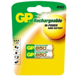 Аккумулятор GP ReCyko+ 850 мА*ч (GP85AAAHC-L2/850mAh/1.2V) 2 шт зелёный