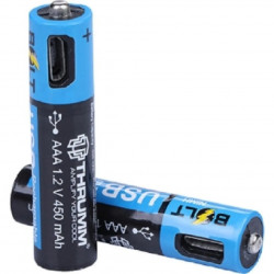 Аккумулятор Thrumm Bolt Battery 450 мА*ч (450mah/1,2V) 2 шт чёрно-синий