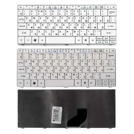 Клавиатура для ноутбука ACER 7050 для ACER 532h/d255/d260/d270 белый
