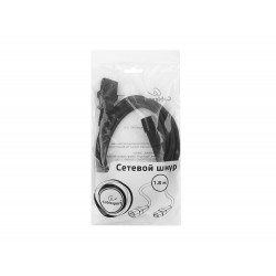 Кабель питания C14 - C13 Cablexpert PC-189-1-1.8M (PC-189-1-1.8M) 1.8м черный Кабель питания C14 - C13 Cablexpert PC-189-1-1.8M (PC-189-1-1.8M) 1.8м черный