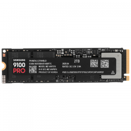 2 ТБ SSD диск Samsung 9100 PRO (MZ-VAP2T0BW) черный