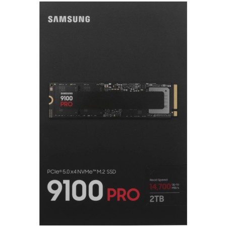 2 ТБ SSD диск Samsung 9100 PRO (MZ-VAP2T0BW) черный
