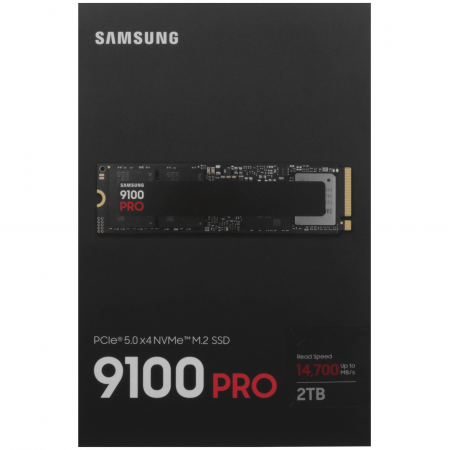 2 ТБ SSD диск Samsung 9100 PRO (MZ-VAP2T0BW) черный