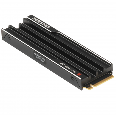 2 ТБ SSD диск Samsung 9100 PRO с радиатором (MZ-VAP2T0CW) черный