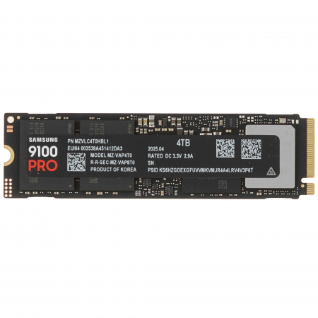4 ТБ SSD диск Samsung 9100 PRO (MZ-VAP4T0BW) черный