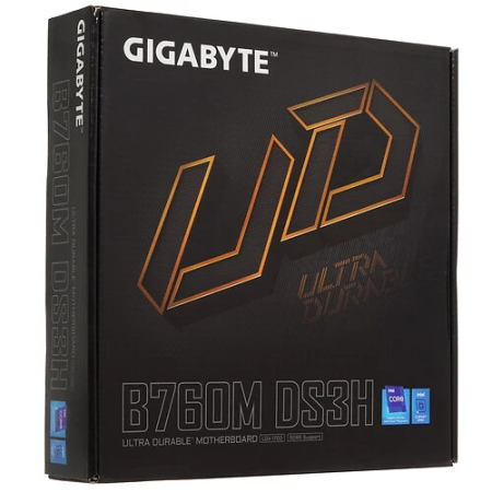Материнская плата GIGABYTE B760M DS3H WF6E GEN5 черный