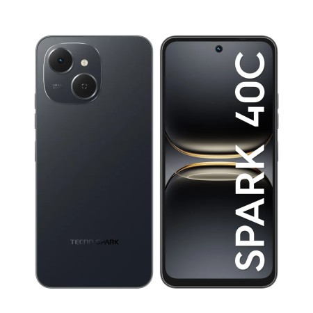 Смартфон Tecno Spark 40C (KM4K) 8 ГБ/128 ГБ черный (Ink Black)