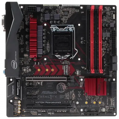 Материнская плата ASRock H270 PERFORMANCE черный