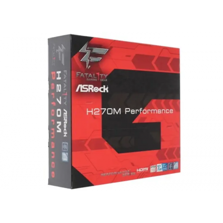 Материнская плата ASRock H270 PERFORMANCE черный