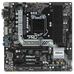 Материнская плата ASRock H270M PRO4 черный