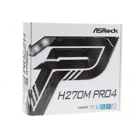 Материнская плата ASRock H270M PRO4 черный
