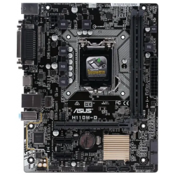 Материнская плата ASUS H110M-D черный