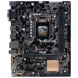 Материнская плата ASUS H110M-K черный