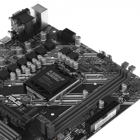 Материнская плата ASUS PRIME H410M-A черный