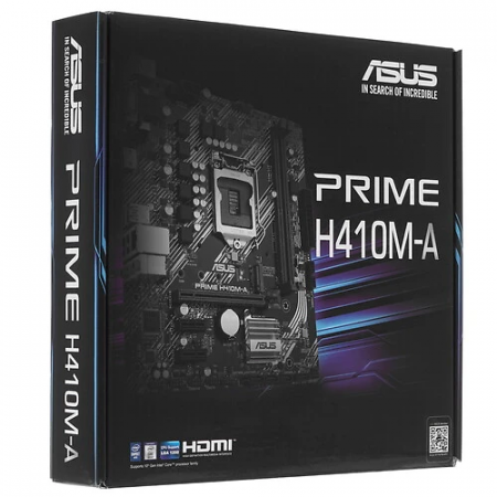 Материнская плата ASUS PRIME H410M-A черный