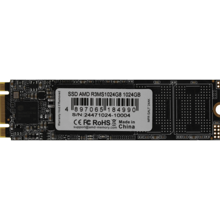 1024 ГБ SSD диск AMD Radeon R3 (R3MS1024G8) черный