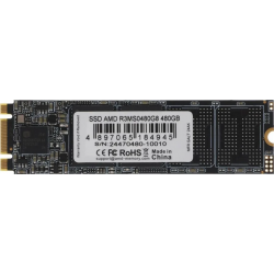 480 ГБ SSD диск AMD Radeon R3 (R3MS0480G8) черный