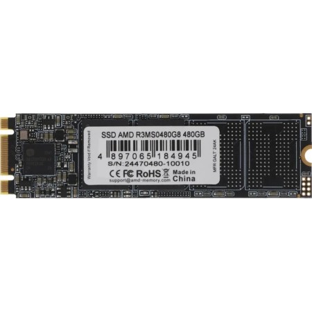 480 ГБ SSD диск AMD Radeon R3 (R3MS0480G8) черный