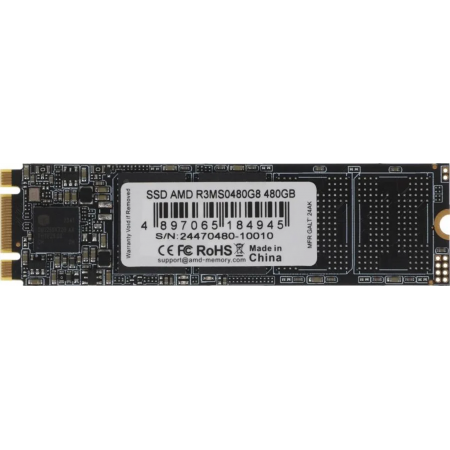 480 ГБ SSD диск AMD Radeon R3 (R3MS0480G8) черный