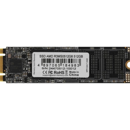 512 ГБ SSD диск AMD Radeon R3 (R3MS0512G8) черный