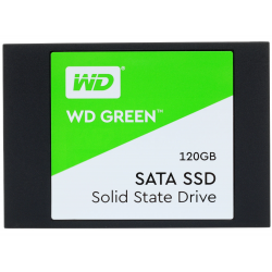 120 ГБ SSD диск Western Digital Green (WDS120G2G0A) черный