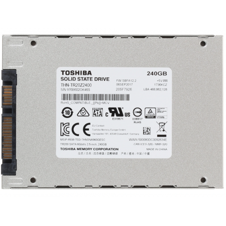 240 ГБ SSD диск Toshiba OCZ TR200 (THN-TR20Z2400U8) черный