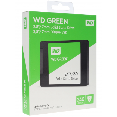 240 ГБ SSD диск Western Digital Green (WDS240G2G0A) черный