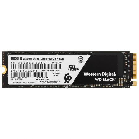 500 ГБ SSD диск Western Digital Black (WDS500G2X0C) черный