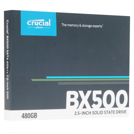 480 ГБ SSD диск Crucial BX500 (CT480BX500SSD1) черный