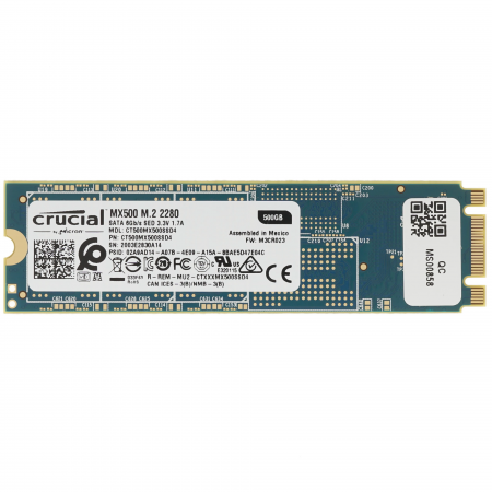 500 ГБ SSD диск Crucial MX500 (CT500MX500SSD4) черный