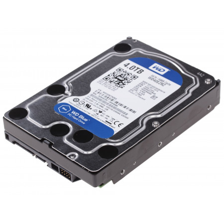 4 ТБ Жесткий диск Western Digital Blue (WD40EZRZ) серебристый