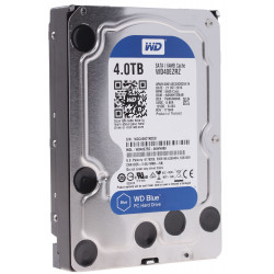 4 ТБ Жесткий диск Western Digital Blue (WD40EZRZ) серебристый