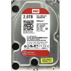 2 ТБ Жесткий диск Western Digital Red (WD20EFRX) серебристый