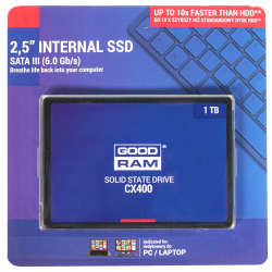 1 ТБ SSD диск Goodram CX400 (SSDPR-CX400-01T) черный