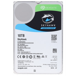 10 ТБ Жесткий диск Seagate SkyHawk Surveillance (ST10000VX0004) серебристый
