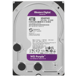 4 ТБ Жесткий диск Western Digital Purple (WD40PURZ) серебристый