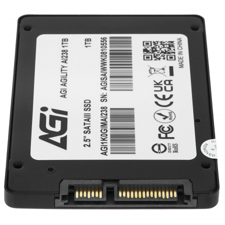 1000 ГБ SSD диск AGI AI238 (AGI1K0GIMAI238-CB) черный
