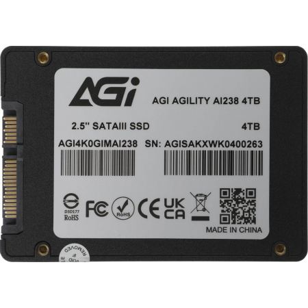 4 ТБ SSD диск AGI AI238 (AGI4K0GIMAI238-CB) черный