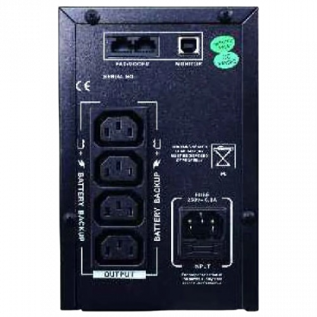 ИБП SantakUPS CPU (K1500C) черный (С АККУМУЛЯТОРОМ)