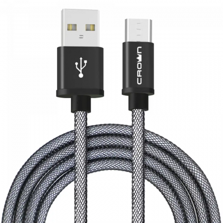 Кабель microUSB microUSB Crown CMCU-3072M black 1м черный