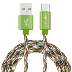 Кабель microUSB microUSB Crown CMCU-3092M military 1м хаки