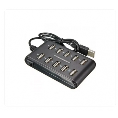 Док-станция 10-Port High Speed Expander Hub черный