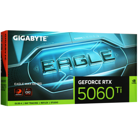 Видеокарта GIGABYTE GeForce RTX 5060 Ti EAGLE MAX OC (GV-N506TEAGLEMAX OC-16GD) 16 Гб черный