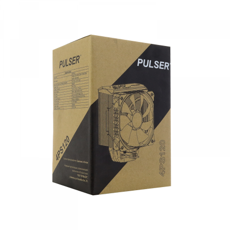 Кулер Pulser 4PS120 черный
