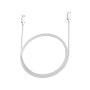 Кабель USB-C - USB-C Xiaomi 3A Braided USB-C to USB-C Cable (L33020) 1м Белый