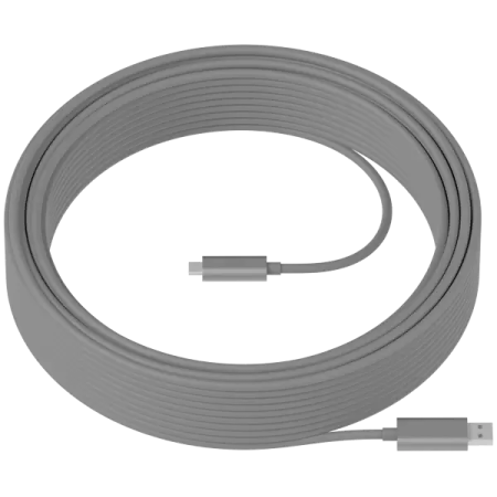 Кабель USB Type-C - USB Type-A LOGITECH STRONG (939-001802) 25м черный