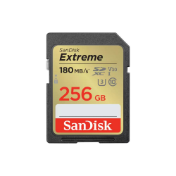 256 Гб Карта памяти SanDisk Extreme PLUS SDXC (SDSDXWV-256G-GNCIN) черный